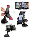 Universal Car Mount Cradle Holder Windshield Mobile/GPS Suction Holder Stand - Dual Clip Type Car Mobile Holder