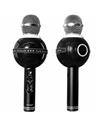 Wireless Bluetooth WS-878 Microphone MIC For Singing Recording Condenser Handheld Microphone Portable Speaker with Party Lights- Black By TBZ