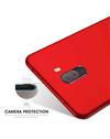 TBZ All Sides Protection Hard Back Case Cover for Poco F1 - Red