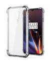 TBZ Soft Silicon Transparent Bumper Corner TPU Case Cover for OnePlus 6T