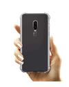 TBZ Soft Silicon Transparent Bumper Corner TPU Case Cover for OnePlus 6T
