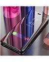 TBZ Case for OnePlus 6T Luxury Mirror Clear View Magnetic Stand Flip Folio Case for OnePlus 6T -Black