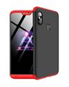 TBZ Ultra thin 3-In-1 Slim Fit Complete 3D 360 Degree Protection Hybrid Hard Bumper Back Case Cover for Xiaomi Redmi Note 6 Pro -Red