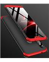 TBZ Ultra thin 3-In-1 Slim Fit Complete 3D 360 Degree Protection Hybrid Hard Bumper Back Case Cover for Xiaomi Redmi Note 6 Pro -Red