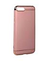 Case for RealMe C1, Ultra-thin 3 in 1 Electroplate Metal Texture Armor PC Hard Back Case Cover for RealMe C1 -Rose Gold