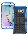 TBZ Hard Grip Rubberized Kickstand Back Cover Case For samsung Galaxy S7 edge -Blue