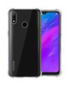 RRTBZ Realme 3 Case Back Cover [Drop Defense Series] Full Body Protective Soft Phone Mobile Cover with Screen Camera Protection Bumper Corner for Realme 3 (2019) (Transparent)