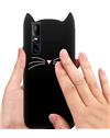 Case for Vivo V15 Pro Cat Cartoon Soft Rubber Silicone Back Case Cover for Vivo V15 Pro -Black