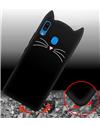 Case for Samsung Galaxy A10 Cat Cartoon Soft Rubber Silicone Back Case Cover for Samsung Galaxy A10 -Black