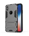 Case for iPhone X Tough Heavy Duty Shockproof Armor Defender Dual Protection Layer Hybrid Kickstand Back Case Cover for Apple iPhone X / XS - Grey