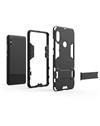 Case for iPhone X Tough Heavy Duty Shockproof Armor Defender Dual Protection Layer Hybrid Kickstand Back Case Cover for Apple iPhone X / XS - Grey