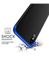 Case for Apple iPhone X Ultra-thin 3-In-1 Slim Fit Complete 3D 360 Degree Protection Hybrid Hard Bumper Back Case Cover for Apple iPhone X / XS -Blue