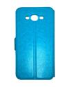 TBZ Premium Leather Flip Diary Cover Case for Samsung Galaxy A8 -Blue