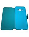 TBZ Premium Leather Flip Diary Cover Case for Samsung Galaxy A8 -Blue