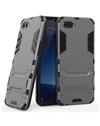 Case for Oppo K1 Tough Heavy Duty Shockproof Armor Defender Dual Protection Layer Hybrid Kickstand Back Case Cover for Oppo K1 Grey