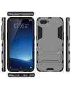 Case for Oppo K1 Tough Heavy Duty Shockproof Armor Defender Dual Protection Layer Hybrid Kickstand Back Case Cover for Oppo K1 Grey