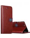 Leather Diary Wallet Book Flip Cover Case for Samsung Galaxy A7 (2018) -Brown
