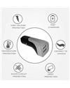 RRTBZ Dual Port Car Charger with 3.1 Amp for All Android and IOS Devices with Micro USB Cable