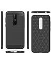 Case for Nokia 6.1 Plus Shock Proof Carbon Fibre Texture Slim TPU Flexible Back Case Cover for Nokia 6.1 Plus / Nokia 6.1+