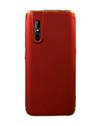 Case for Vivo V15 Pro Ultra-thin 3 in 1 Anti-Scratch Anti-fingerprint Shockproof Electroplate Metal Texture Armor PC Hard Back Case Cover for Vivo V15 Pro -Red