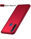 RRTBZ 4 Cut Protection Hard Back Case Cover for Xiaomi Redmi Note 8 -Red