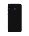 Cover for Samsung Galaxy A20s Fibre Rugged Shockproof TPU Slim Back Cover Case for Samsung Galaxy A20s -Black