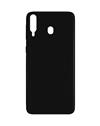 Cover for Samsung Galaxy A20s Fibre Rugged Shockproof TPU Slim Back Cover Case for Samsung Galaxy A20s -Black