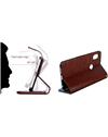 Flip Case for Redmi K30 / Poco X2 Leather Foldable Stand Diary Wallet Flip Cover Case for Redmi K30 / Poco X2 -Brown