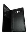 TBZ Premium Leather Wallet Flip Cover Case for Samsung Galaxy J7 -Black
