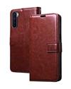 Foldable Wallet Flip Cover Case for OnePlus Nord -Brown