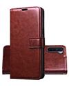 Foldable Wallet Flip Cover Case for OnePlus Nord -Brown