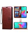 RRTBZ Wallet Flip Cover Case for Tecno Spark 5 pro / Infinix Hot 9 Pro -Brown