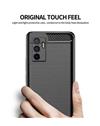 RRTBZ Carbon Back Case for Vivo Y75 4G -Black