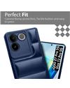 RTBZ CASE  iQOO Z7 Pro 5G / Vivo T2 Pro 5G Soft Silicon Puff Case Back Case Cover Compatible for iQOO Z7 Pro 5G / Vivo T2 Pro 5G -Blue