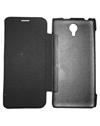 TBZ Flip Cover Case for Micromax Canvas Mega 4G Q417 -Black