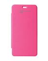 TBZ Flip Back Cover Case for Micromax A106 Unite 2 -Pink