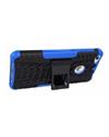 TBZ Hard Grip Rubberized Kickstand Back Cover Case for Letv Le 1s -Blue