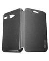 TBZ Flip Cover Case for Micromax Bolt Q346 -Black