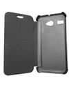 TBZ Flip Cover Case for Micromax Bolt Q346 -Black