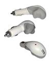 Usb Car Charger Car Charger Long Design -White