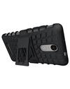 TBZ Hard Grip Rubberized Kickstand Back Cover Case for Xiaomi Redmi Note 3 -Black