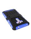 TBZ Hard Grip Rubberized Kickstand Back Cover Case for Asus ZenFone 2 Laser- ZE550KL (5.5 inch) -Blue