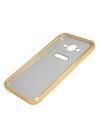 TBZ Metal Bumper Acrylic Mirror Back Cover Case for Samsung Galaxy J5 2016 -Golden