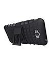 TBZ Hard Grip Rubberized Kickstand Back Cover Case for Asus Zenfone Max ZC550KL -Black