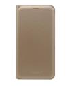 TBZ PU Leather Flip Cover Case for Lyf Water 7 -Golden