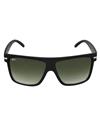 TBZ Green Luxury Metal Rectangular Wayfarer Sunglasses