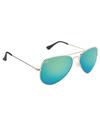 TBZ Blue Mercury Aviator Sunglasses