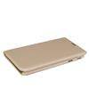 TBZ PU Leather Flip Cover Case for Samsung Galaxy J7 Prime -Golden