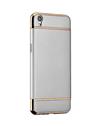 TBZ Ultra-thin 3 in 1 Anti-Scratch Anti-fingerprint Shockproof Resist Cracking Electroplate Metal Texture Armor PC Hard Back Case Cover for Oppo F1 Plus -Silver