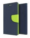 TBZ Diary Wallet Flip Cover Case for Xiaomi Redmi 4A -Blue-Green
